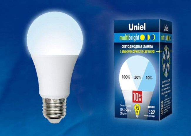 Лампа светодиодная (UL-00001813) Uniel E40 70W 4000K матовая LED-M105-70W/NW/E40/FR ALV02WH Лампа светодиодная (UL-00001813) Uniel E40 70W 4000K матовая LED-M105-70W/NW/E40/FR ALV02WH
