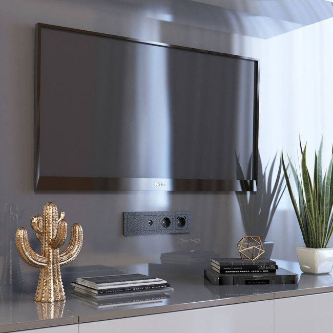 Розетка Werkel Hammer черный 4690389162596