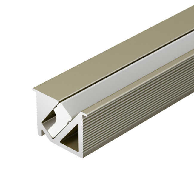 Алюминиевый профиль Arlight SL-BEVEL-H10-F14-2000 ANOD OLIVE GREY 038200 Алюминиевый профиль Arlight SL-BEVEL-H10-F14-2000 ANOD OLIVE GREY 038200