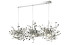 Подвесной светильник Crystal Lux GARDEN SP3х3 L1200 CHROME