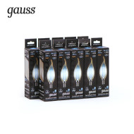 Лампа светодиодная филаментная Gauss E14 5W 4100K золотая 104801805 Лампа светодиодная филаментная Gauss E14 5W 4100K золотая 104801805