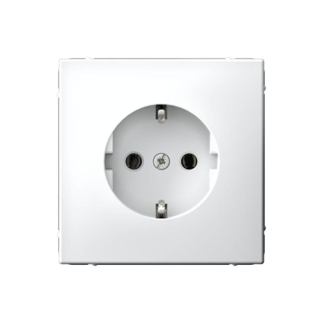 Розетка с заземлением Systeme Electric ArtGallery Белый GAL000143S
