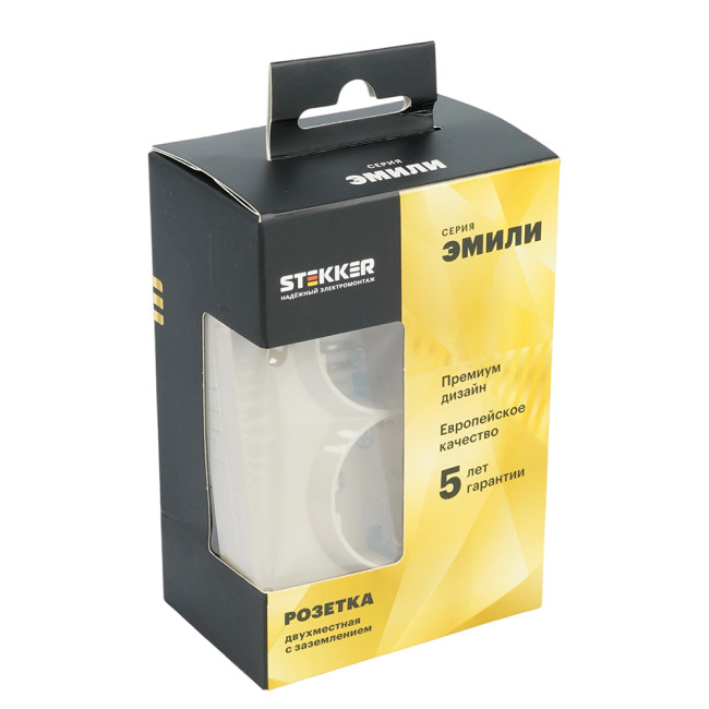 Розетка 2-местная с защитной шторкой Stekker Эмили с/з 250В 16А RST16-5114-08 кашемир soft touch 49908 Розетка 2-местная с защитной шторкой Stekker Эмили с/з 250В 16А RST16-5114-08 кашемир soft touch 49908