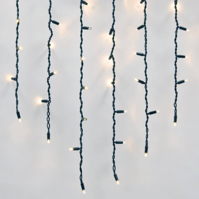 Уличная светодиодная гирлянда Uniel бахрома (UL-00003934) теплый белый ULD-B3010-200/TBK Warm White IP67