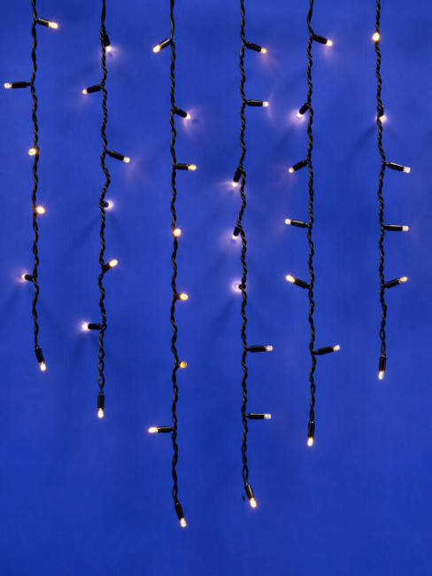 Уличная светодиодная гирлянда Uniel бахрома (UL-00003934) теплый белый ULD-B3010-200/TBK Warm White IP67