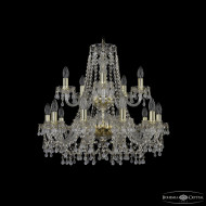 Подвесная люстра Bohemia Ivele Crystal 1410/10+5/240/2d G V0300 Подвесная люстра Bohemia Ivele Crystal 1410/10+5/240/2d G V0300