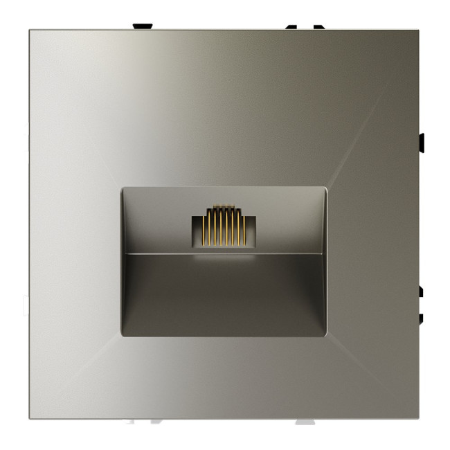 Розетка компьютерная Voltum S70 VLS060104 (шелк) Розетка компьютерная Voltum S70 VLS060104 (шелк)