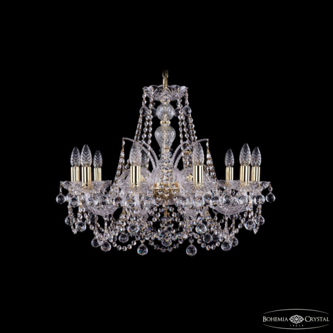 Подвесная люстра Bohemia Ivele Crystal 1411/10/240 G Balls
