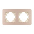 Рамка на 2 поста алюминиевая Arlight FRM-AKIRY-SFAL-2-GD 049739
