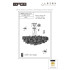 Подвесная люстра iLamp Savage 7004-L1200 GD Подвесная люстра iLamp Savage 7004-L1200 GD