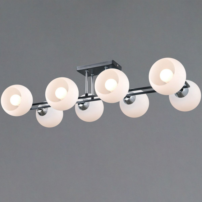 Потолочная люстра Illumico IL0791-8CSQ-25 BK CR TRENTO Потолочная люстра Illumico IL0791-8CSQ-25 BK CR TRENTO