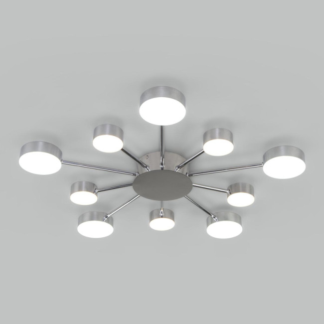 Потолочный светильник Eurosvet Nitrino 90242/10 хром Потолочный светильник Eurosvet Nitrino 90242/10 хром