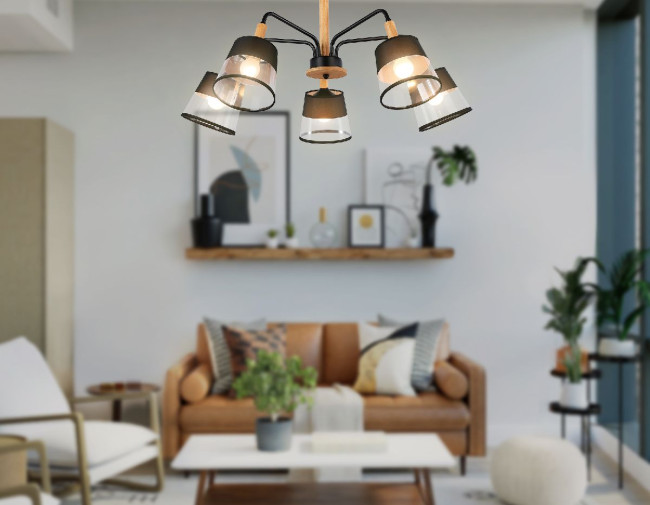 Люстра на штанге Ambrella Light Modern Losk TR4741 Люстра на штанге Ambrella Light Modern Losk TR4741