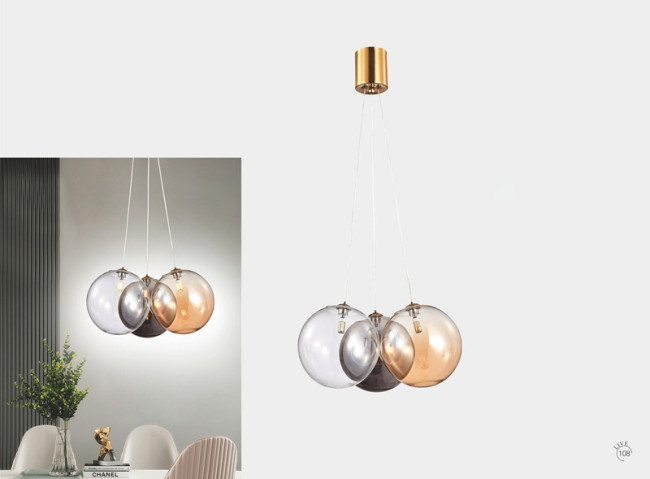 Подвесной светильник iLamp Drop 8110P/3 BR-MLT Подвесной светильник iLamp Drop 8110P/3 BR-MLT