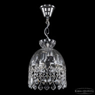 Подвесной светильник Bohemia Ivele Crystal 5478/22 Ni Clear/M-1H Leafs Подвесной светильник Bohemia Ivele Crystal 5478/22 Ni Clear/M-1H Leafs