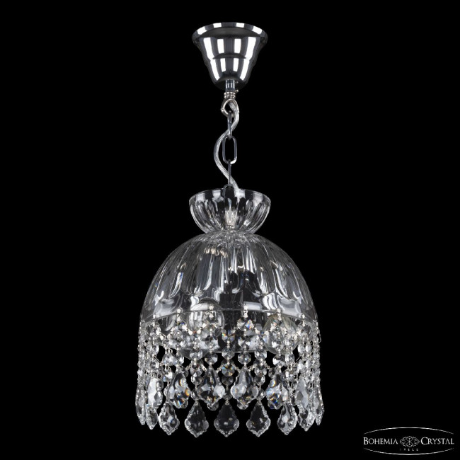 Подвесной светильник Bohemia Ivele Crystal 5478/22 Ni Clear/M-1H Leafs Подвесной светильник Bohemia Ivele Crystal 5478/22 Ni Clear/M-1H Leafs