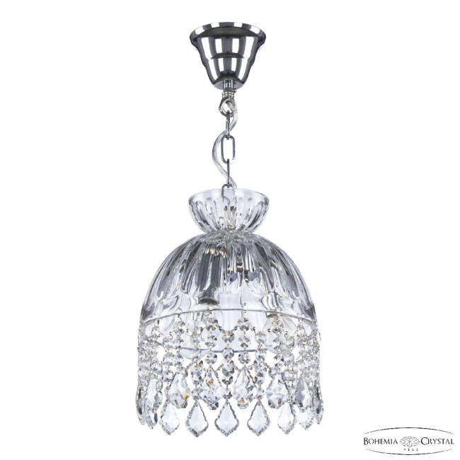 Подвесной светильник Bohemia Ivele Crystal 5478/22 Ni Clear/M-1H Leafs Подвесной светильник Bohemia Ivele Crystal 5478/22 Ni Clear/M-1H Leafs