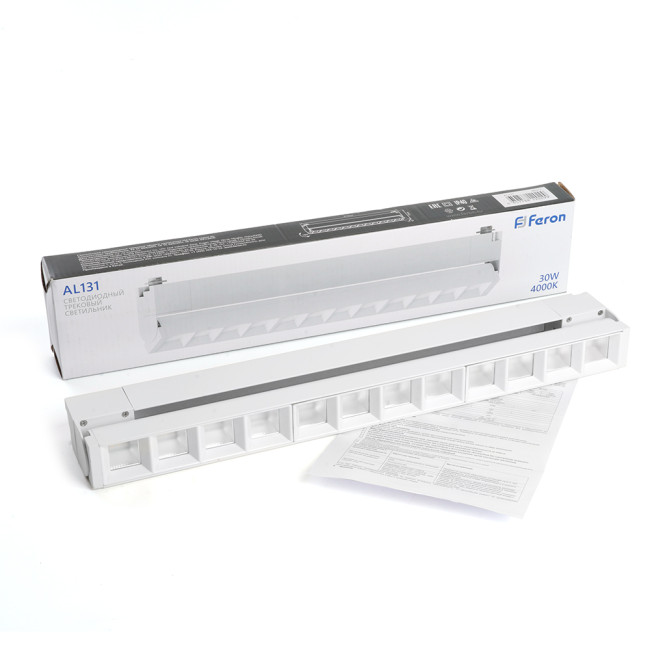 Трековый однофазный светильник Feron AL131 48377