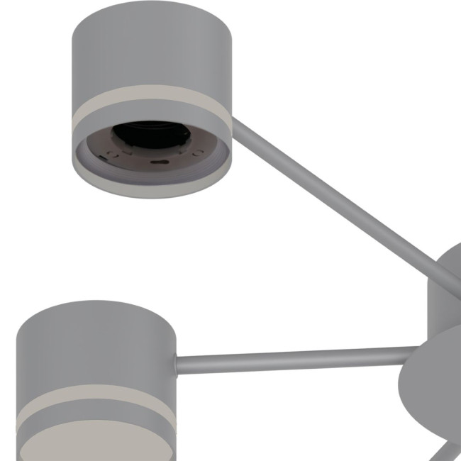 Потолочная люстра Reluce 06730-0.3-10 GX53 GREY Потолочная люстра Reluce 06730-0.3-10 GX53 GREY
