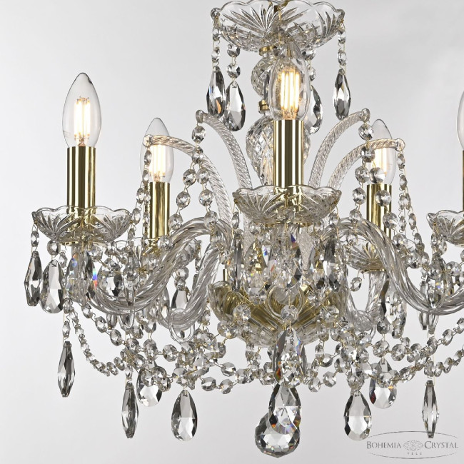 Подвесная люстра Bohemia Ivele Crystal 105/5/141 G Подвесная люстра Bohemia Ivele Crystal 105/5/141 G