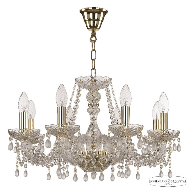 Подвесная люстра Bohemia Ivele Crystal 112/8/195 G V0300 Подвесная люстра Bohemia Ivele Crystal 112/8/195 G V0300