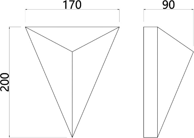 Настенный светильник Arte Lamp Trapeze A2033AP-1BK Настенный светильник Arte Lamp Trapeze A2033AP-1BK