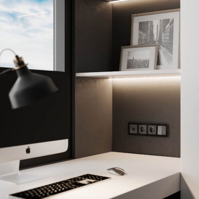 Розетка Ethernet RJ-45 Werkel 4690389197543 W1181044 a064095 Розетка Ethernet RJ-45 Werkel 4690389197543 W1181044 a064095