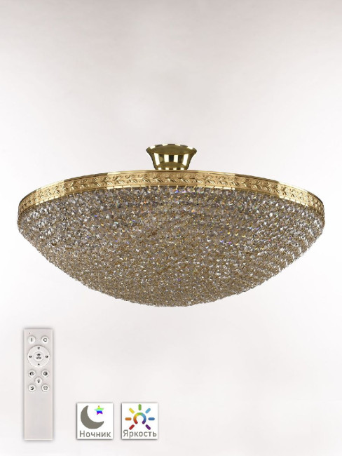 Потолочная люстра Bohemia Ivele Crystal 19321/55IV/LED-DIM G