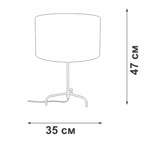 Настольная лампа Vitaluce V29920-1/1L