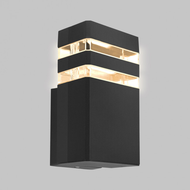 Уличный настенный светильник IMEX Porta IL.0014.0024-BK Уличный настенный светильник IMEX Porta IL.0014.0024-BK