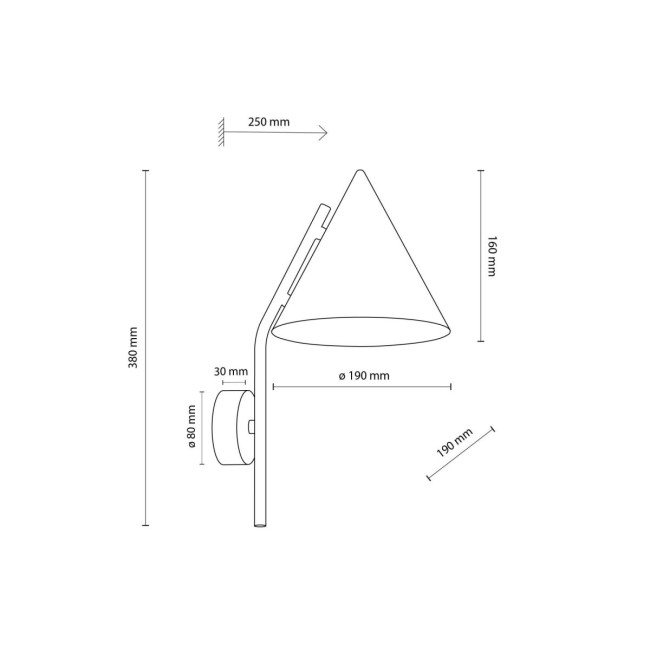 Бра TK Lighting 11087 CONO BRICK a070963 Бра TK Lighting 11087 CONO BRICK a070963