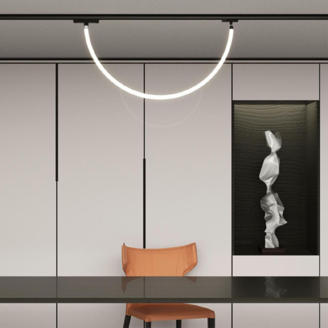 Трековый однофазный двухжильный адаптер для светильников 359128-359133 Novotech Ramo 359126