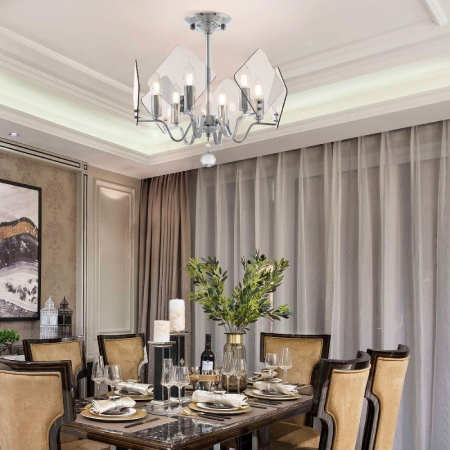 Люстра на штанге Arte Milano Sorrento 375309/6/400 CR Люстра на штанге Arte Milano Sorrento 375309/6/400 CR