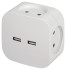 Разветвитель электрический Эра SP-4-USB-W Б0049532 Разветвитель электрический Эра SP-4-USB-W Б0049532