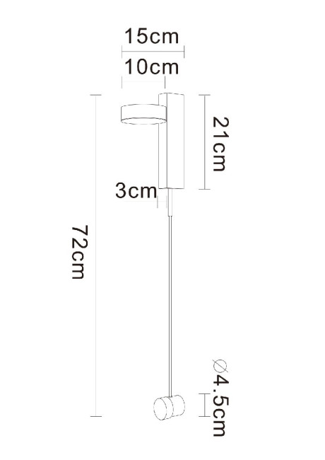 Настенный светильник Arte Lamp Mirach A2142AP-10PB