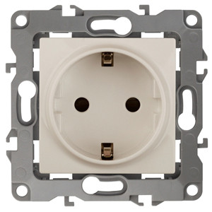 Розетка 2P+E Schuko Эра 12-2001-02 Б0014682 Розетка 2P+E Schuko Эра 12-2001-02 Б0014682