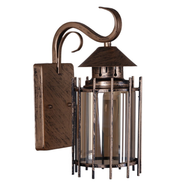 Уличный настенный светильник Reluce 08284-9.2-001U BKG Уличный настенный светильник Reluce 08284-9.2-001U BKG