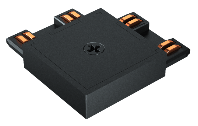 Коннектор питания угловой iLedex Vision POWER CONNECT 4825-L-TYPE - BK