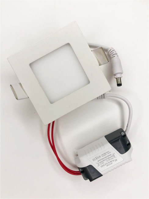 Встраиваемый светильник Elvan VLS-102SQ-3W-NH-Wh Встраиваемый светильник Elvan VLS-102SQ-3W-NH-Wh