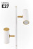 Торшер Lumina Deco Mira LDF 7731-2 WT+MD Торшер Lumina Deco Mira LDF 7731-2 WT+MD