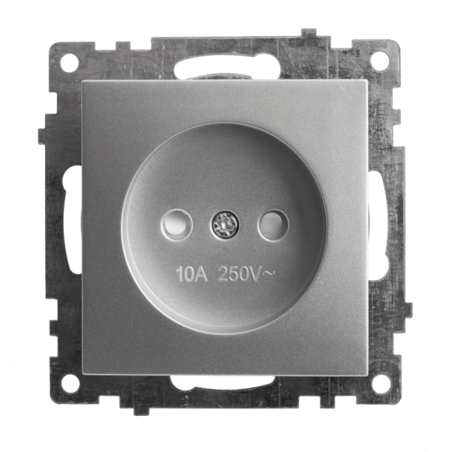 Розетка 1-местная б/з с защитной шторкой Stekker Катрин 39581 Розетка 1-местная б/з с защитной шторкой Stekker Катрин 39581