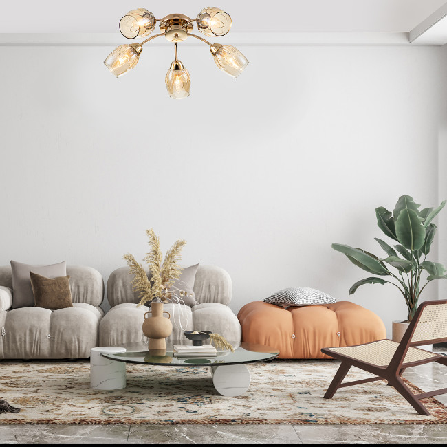 Потолочная люстра Escada Allium 663/5P Потолочная люстра Escada Allium 663/5P