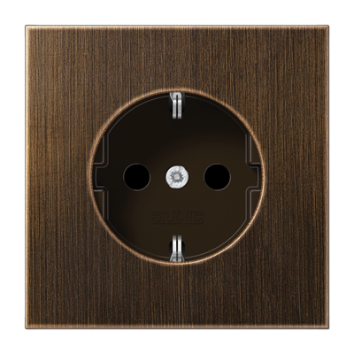 Розетка 2K+З со шторками Jung ME1520KIAT Розетка 2K+З со шторками Jung ME1520KIAT