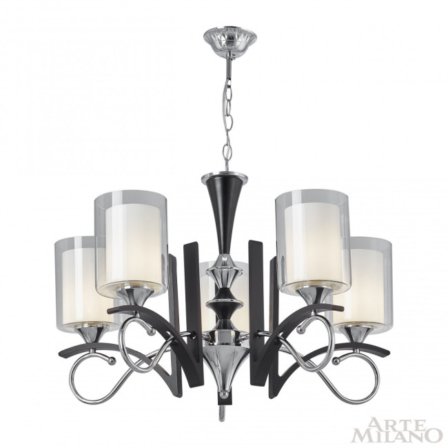 Подвесная люстра Arte Milano Florentia-9167 309167/5 Bk/Ni