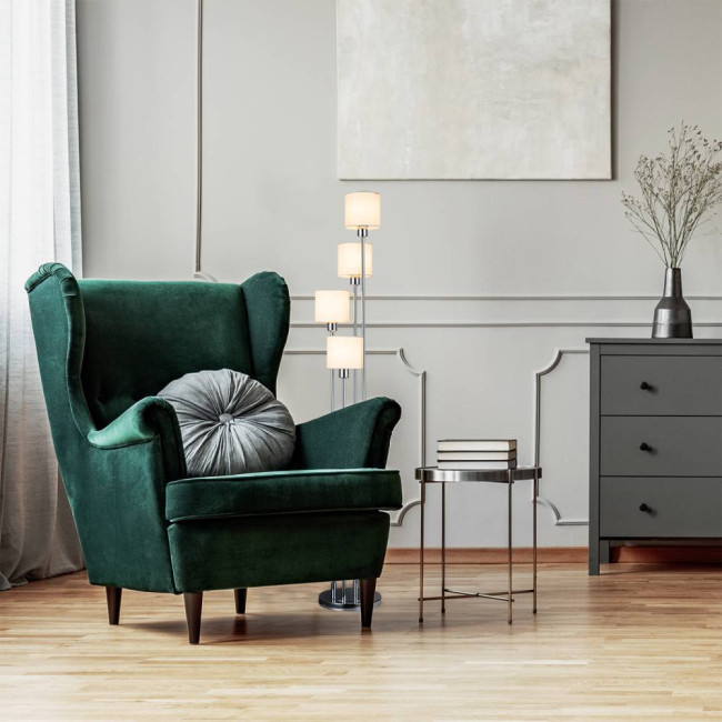 Торшер Escada Denver 1109/4 Chrome/Beige Торшер Escada Denver 1109/4 Chrome/Beige