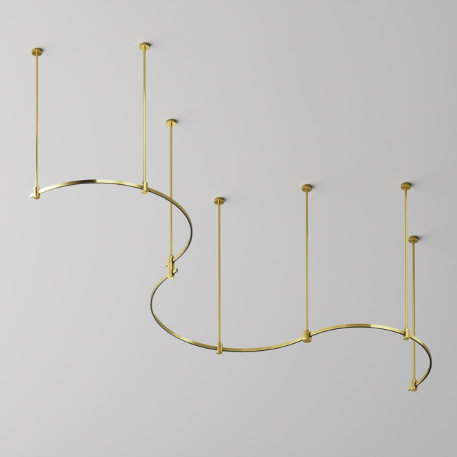 Шинопровод магнитный полукруг Maytoni Flarity TRX154-SR-D650-BS