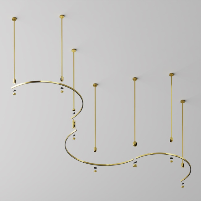 Шинопровод магнитный полукруг Maytoni Flarity TRX154-SR-D650-BS