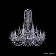 Подвесная люстра Bohemia Ivele Crystal 1402/12+6/300/h-91/2d Ni Подвесная люстра Bohemia Ivele Crystal 1402/12+6/300/h-91/2d Ni
