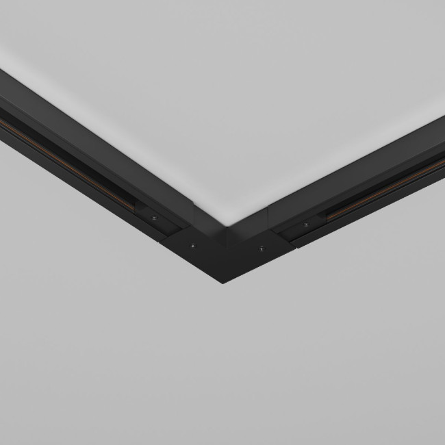 Угловой коннектор питания с вводом питания Maytoni Unity TRA001CLB-11B