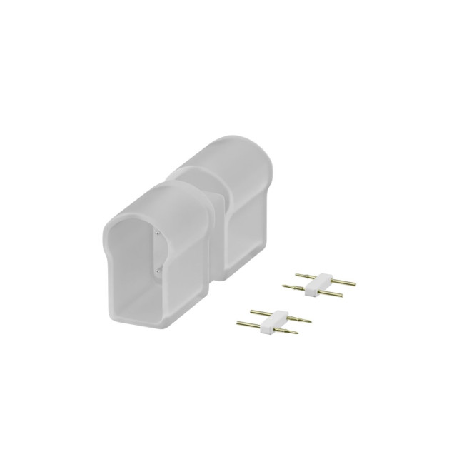Двусторонний коннектор (выход прямой) для гибкого неона AC220V Maytoni Led Strip 201238 Двусторонний коннектор (выход прямой) для гибкого неона AC220V Maytoni Led Strip 201238